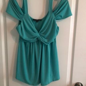 Flared cold shoulder shirt never worn